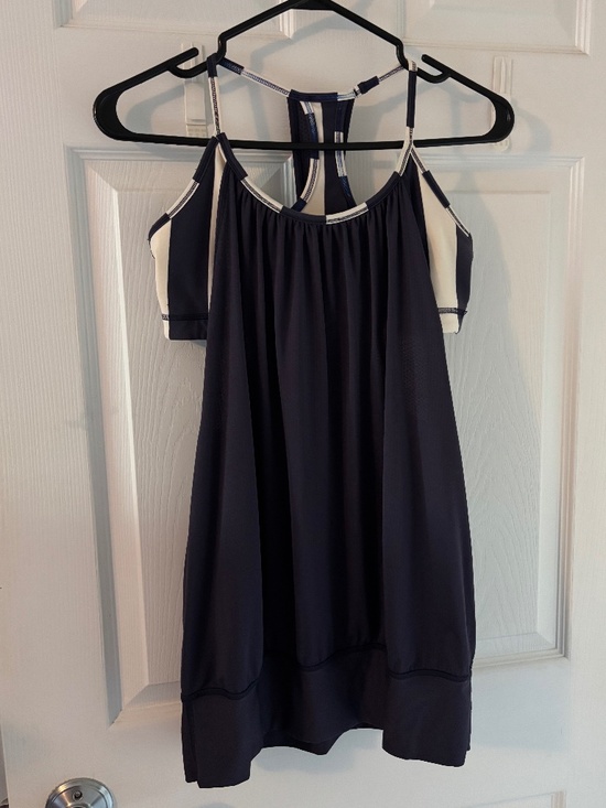 lululemon athletica Tops - Lululemon No Limits Tank | Navy Blue | Built-In Bra | Size 8